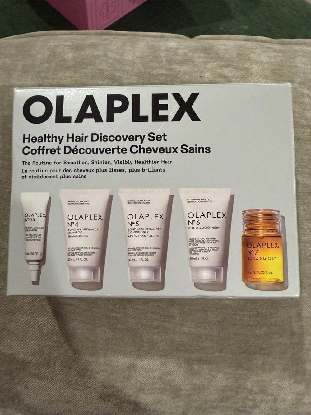 OLAPLEX Women Skincare Set — White & Amber